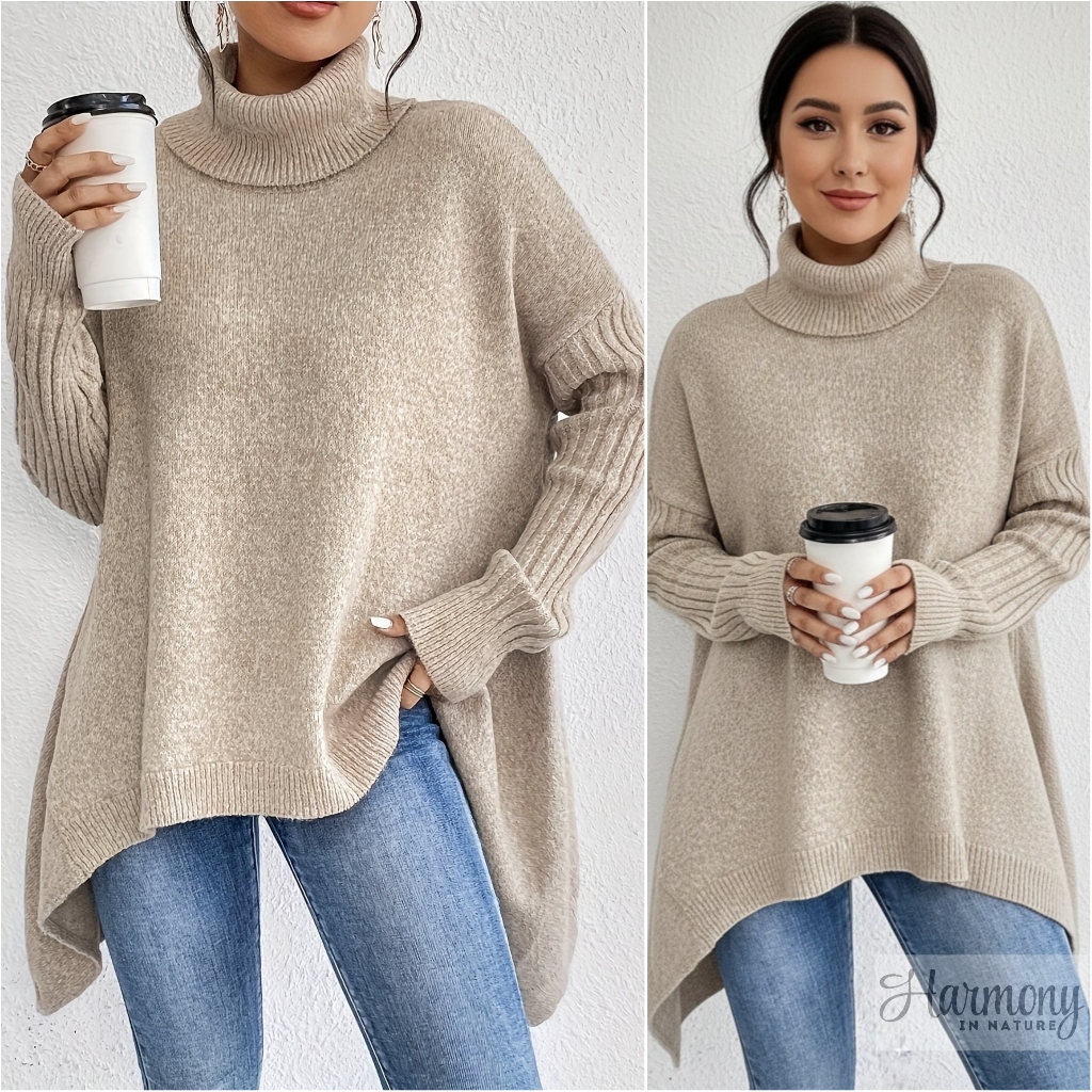 Perfectly Unbalanced Sweater  Apricot